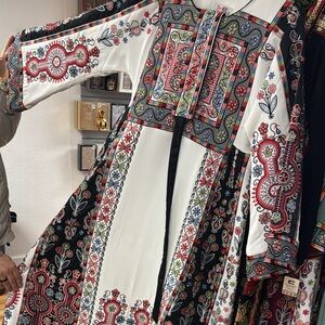 Floral Patterned Dress - Multicolor